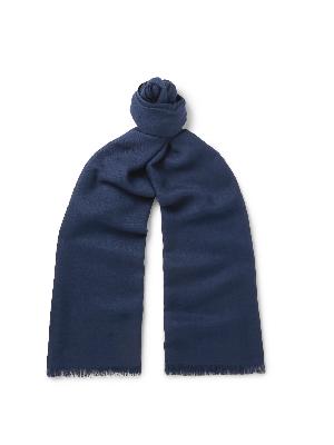 Loro Piana - Fringed Cashmere and Silk-Blend Scarf