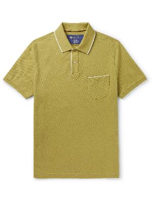 Loro Piana - Contrast-Tipped Stretch-Cotton Piqué Polo Shirt
