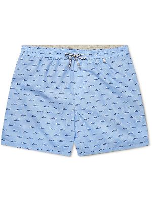 Loro Piana - Mid-Length Printed Swim Shorts