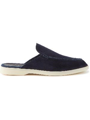 Loro Piana - Babouche Walk Suede Backless Loafer