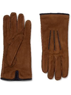 Loro Piana - Damon Baby Cashmere-Lined Suede Gloves
