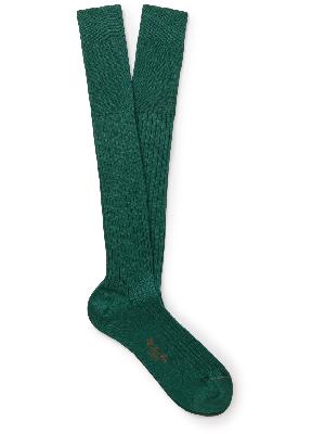 Loro Piana - Ribbed Cashmere and Silk-Blend Socks