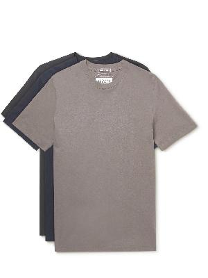 Maison Margiela - Three-Pack Organic Cotton-Jersey T-Shirts