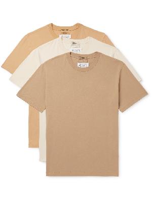 Maison Margiela - Three-Pack Organic Cotton-Jersey T-Shirts