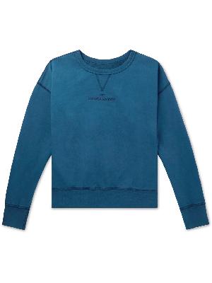 Maison Margiela - Logo-Embroidered Cotton-Jersey Sweatshirt