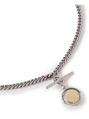 Maison Margiela - Silver and Gold-Tone Pendant Necklace