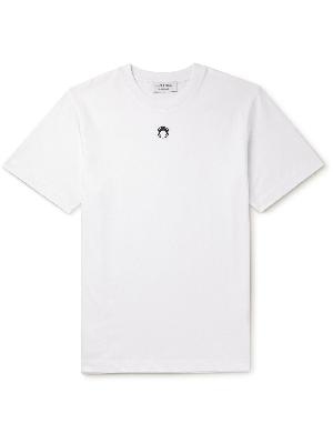 Marine Serre - Logo-Embroidered Organic Cotton-Jersey T-Shirt