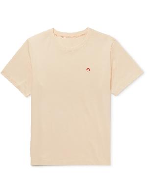 Marine Serre - Logo-Embroidered Organic Cotton-Jersey T-Shirt