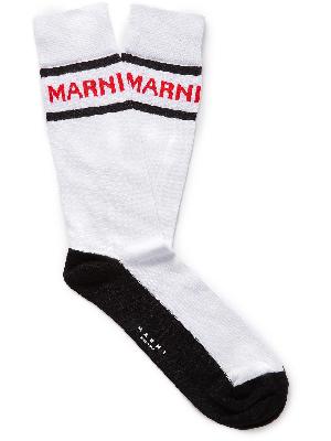 Marni - Logo-Jacquard Cotton-Blend Socks