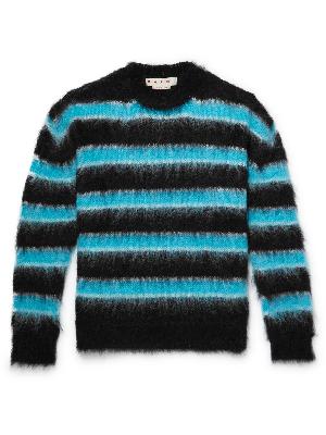 Marni - Striped Mohair-Blend Sweater