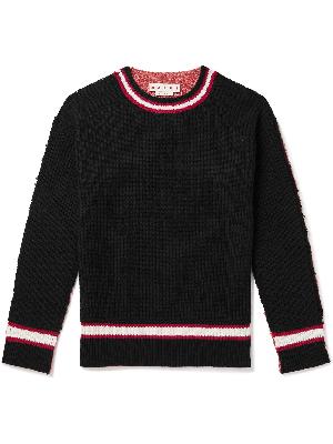 Marni - Striped Colour-Block Alpaca-Blend Sweater