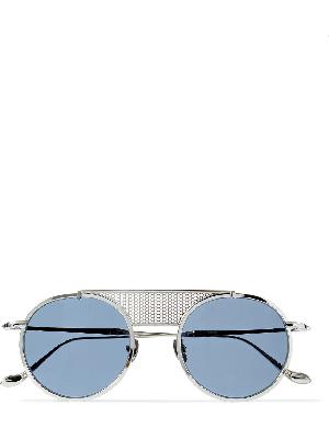 Matsuda - Aviator-Style Silver-Tone Metal Sunglasses