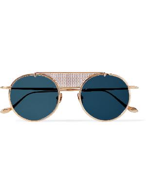 Matsuda - Aviator-Style Gold-Tone Titanium Sunglasses