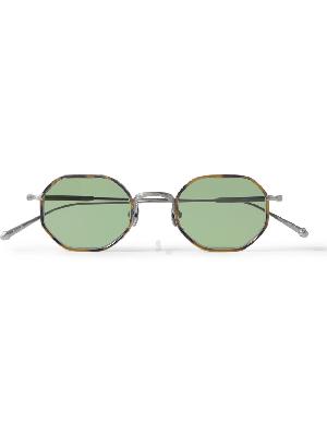 Matsuda - Octagon-Frame Titanium and Tortoiseshell Acetate Sunglasses