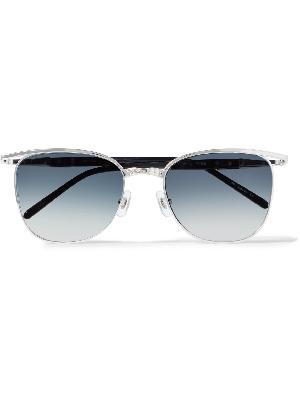 Matsuda - D-Frame Palladium and Acetate Sunglasses