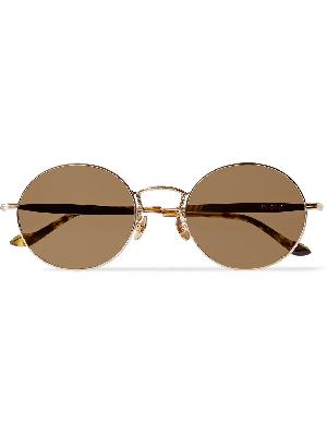 Matsuda - Round-Frame Gold-Tone and Tortoiseshell Acetate Sunglasses