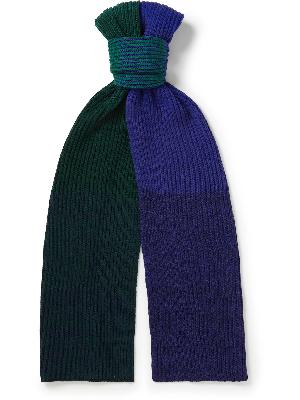 Missoni - Colour-Block Ribbed Wool Scarf