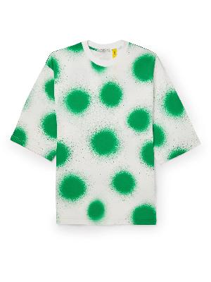 Moncler Genius - JW Anderson Garment-Dyed Printed Cotton-Jersey T-Shirt