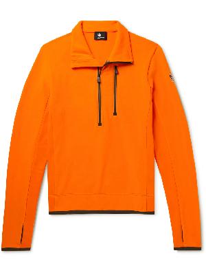 Moncler Grenoble - Striped Fleece Half-Zip Sweatshirt