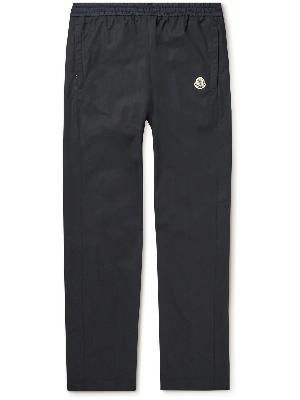 Moncler - Straight-Leg Logo-Print Cotton-Blend Shell Track Pants