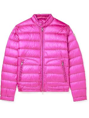 Moncler - Acorus Logo-Appliquéd Quilted Glossed-Shell Down Jacket