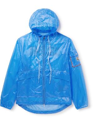 Moncler - Ebizo Logo-Print Nylon-Ripstop Hooded Jacket