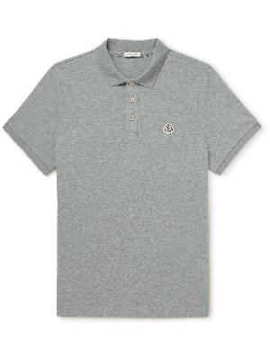 Moncler - Logo-Appliquéd Cotton-Piqué Polo Shirt