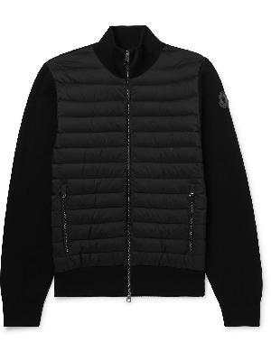Moncler - Panelled Quilted Shell and Cotton-Blend Down Jacket