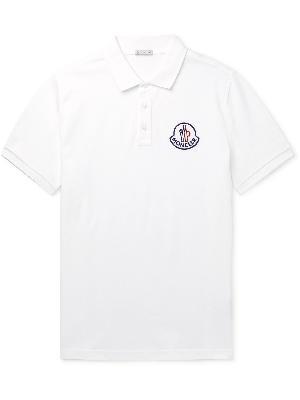 Moncler - Logo-Embroidered Cotton-Piqué Polo Shirt