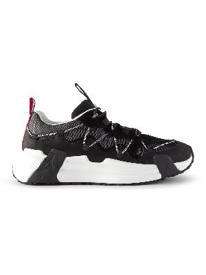 Moncler - Compassor Mesh-Trimmed Nubuck and Suede Sneakers