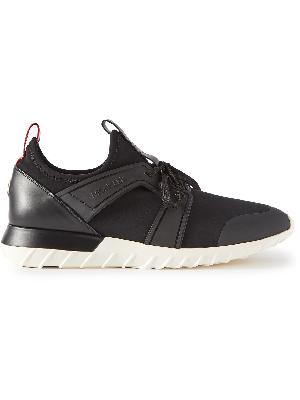 Moncler - Emilien Rubber and Leather-Trimmed Neoprene Sneakers