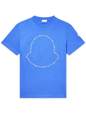 Moncler - Logo-Appliquéd Printed Cotton-Jersey T-Shirt