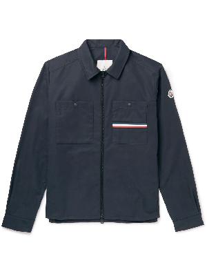 Moncler - Akahito Logo-Appliquéd Cotton-Blend Blouson Jacket