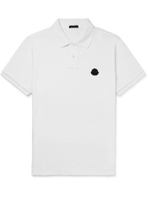 Moncler - Logo-Appliquéd Cotton-Piqué Polo Shirt