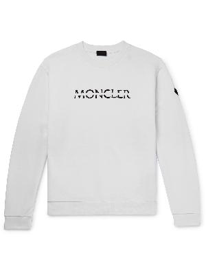 Moncler - Logo-Embroidered Cotton-Jersey Sweatshirt