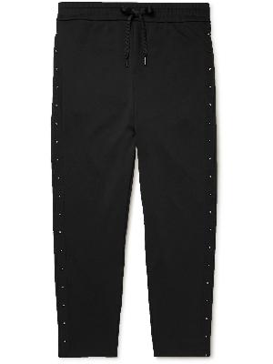 Moncler - Tapered Embellished Jersey Sweatpants
