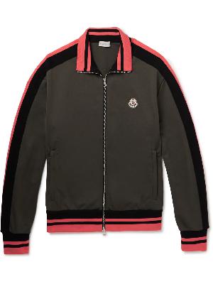Moncler - Logo-Appliquéd Jersey Zip-Up Track Jacket