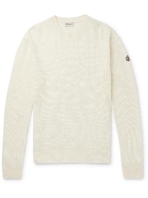 Moncler - Ribbed Virgin Wool and Cashmere-Blend Sweater