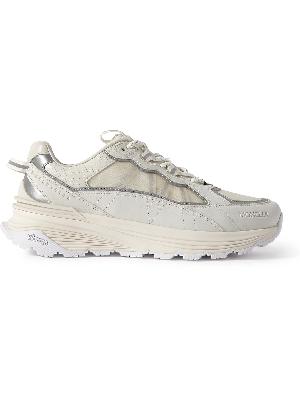 Moncler - Lite Runner Leather and Mesh Sneakers