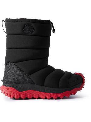 Moncler - Trailgrip Après Rubber-Trimmed Quilted Nylon Snow Boots