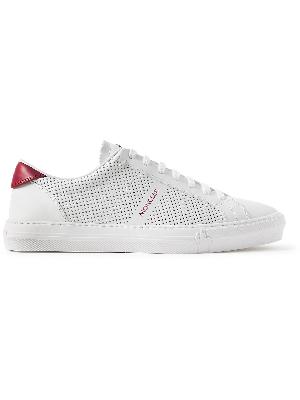 Moncler - New Monaco Perforated Leather Sneakers