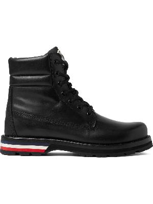 Moncler - Vancouver Striped Leather Hiking Boots