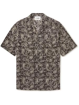 Nanushka - Bodil Camp-Collar Paisley-Print Cotton-Voile Shirt