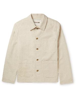 Nanushka - Saon Cotton and Linen-Blend Twill Jacket