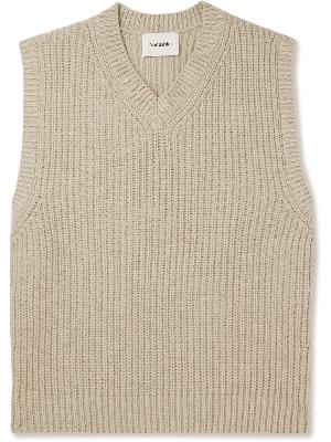 Nanushka - Malthe Ribbed Wool and Cashmere-Blend Sweater Vest