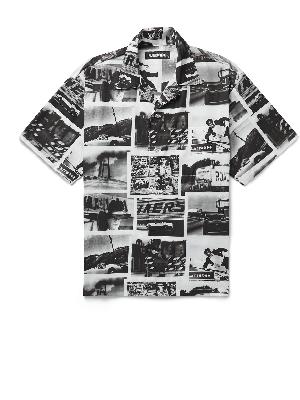 Neighborhood - Camp-Collar Printed Cotton-Poplin Shirt