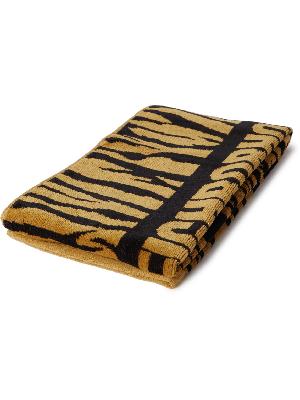 Neighborhood - Tiger-Print Cotton-Terry Towel - Men - Yellow - one size