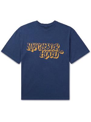 Neighborhood - Slim-Fit Logo-Print Cotton-Jersey T-Shirt