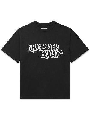 Neighborhood - Slim-Fit Logo-Print Cotton-Jersey T-Shirt