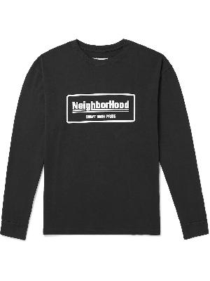 Neighborhood - Logo-Print Sulfur-Dyed Cotton-Jersey T-Shirt